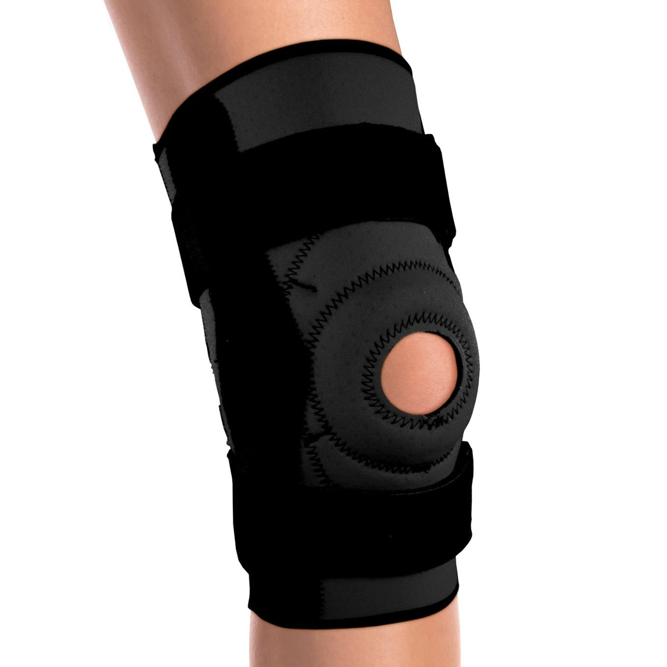 OTC Neoprene Knee Stabilizer - Hinged Bars, Black